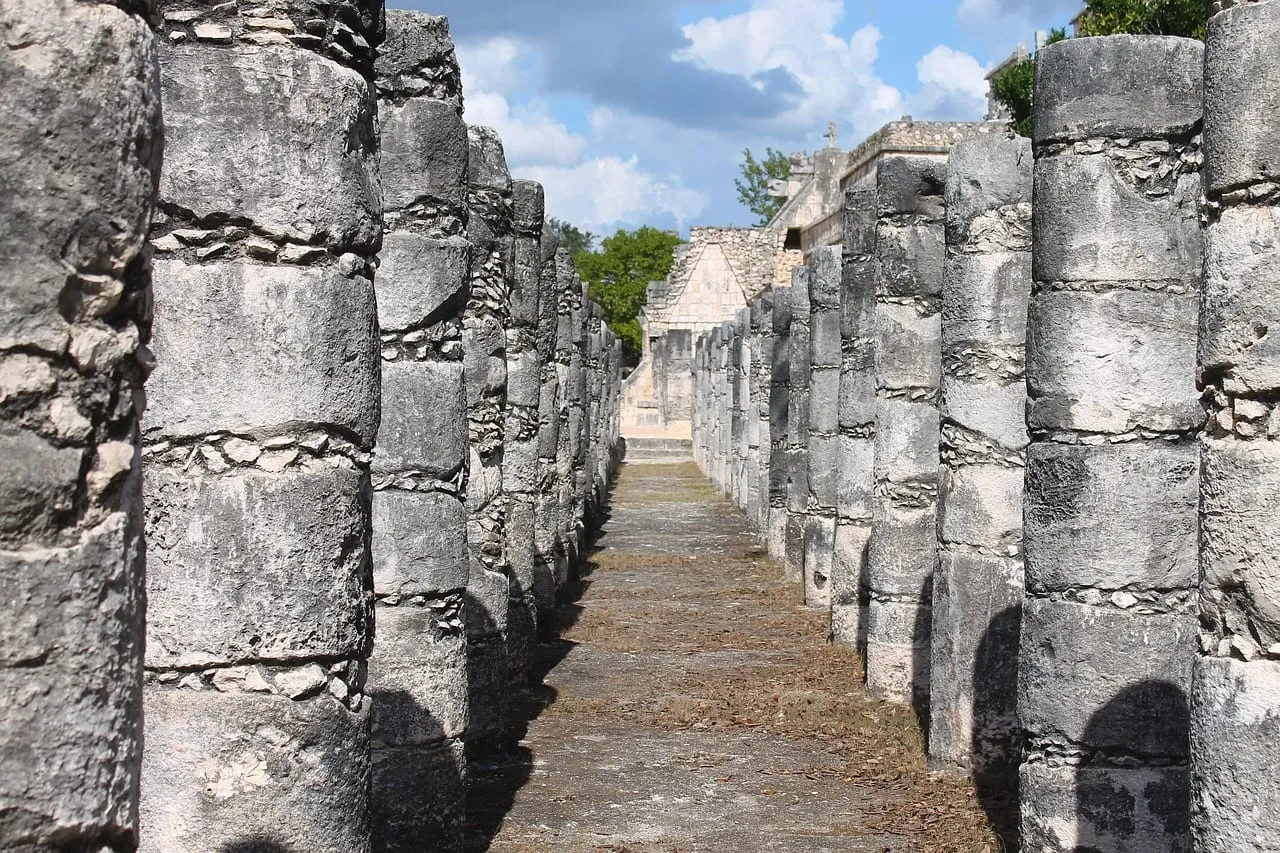 The columns of the Group of a Thousand Columns